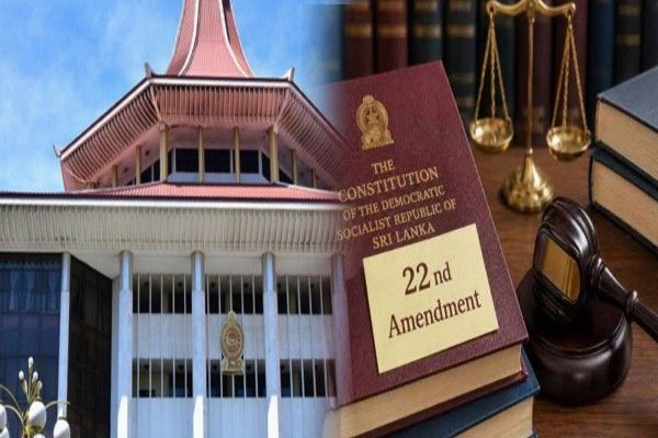 22ஆவது திருத்தச் சட்டமூலம் : உயர்நீதிமன்றத்தின் தீர்மானம் சபாநாயகரிடம்!